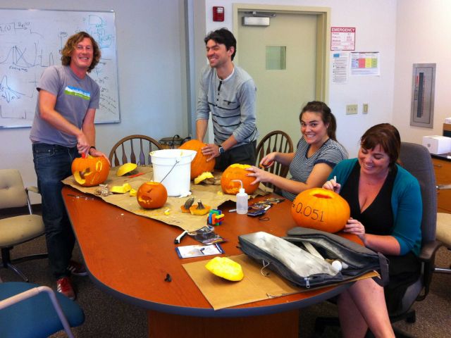 Proulx Lab Fall 2012 Pumpkin Carving